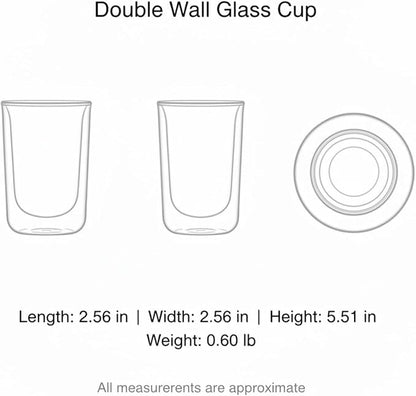 Double Wall Borosilicate Glass Mug - Image 7