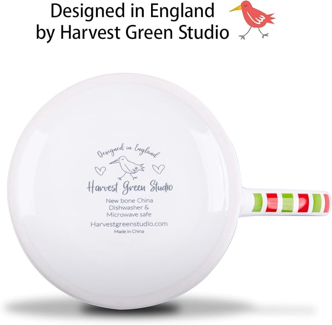12 oz Christmas Car Coffee Mug, Festive New Bone China Mug - Image 6