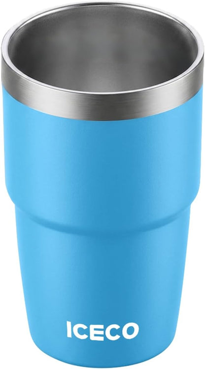 ICECO 8 oz Tumbler, Insulated Espresso Cup Set of 2, Stainless Steel Drinkware - Image 3