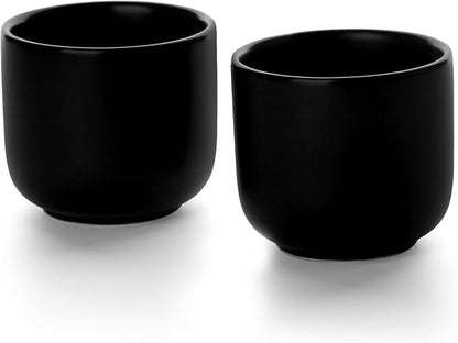 Espresso Cups Set of 2, Small Espresso Shot Cup 3.4oz – Demitasse Cups | by Nucookery