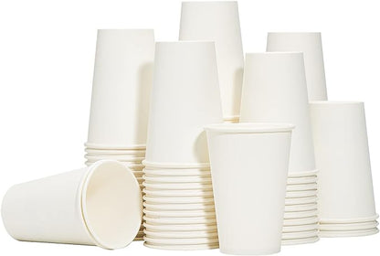 RACETOP Paper Coffee Cups 12 oz 300 Pack, Disposable Hot Paper Cups | Upgraded by RACETOP