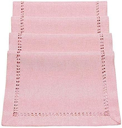 Grelucgo Handcrafted Solid Color Dining Table Placemats, Double-Hemstitched) - Image 2