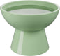 LoeJan Elevated Cat Food and Water Bowls Set, Extra Wide and Raised Ceramic by LoeJan