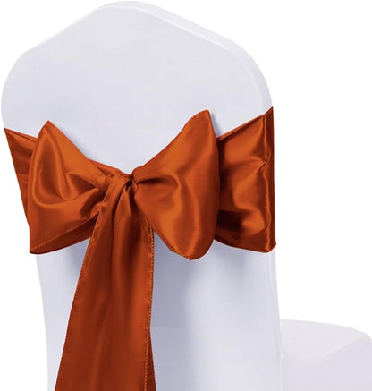 Satin Terracotta Table Runners 10 Pack - Image 5
