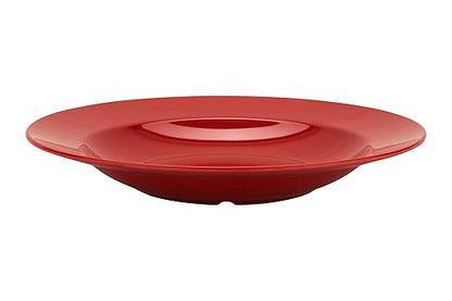 GET B-2412-CR-EC Melamine Pasta Bowl with Wide Rim, 24 Ounce, Cranberry (Set of 4)