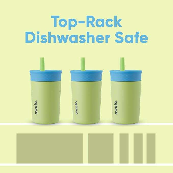Owala Tumbler Kids Stainless Steel Water Bottle 12 oz Turtley Awesome | - Image 5