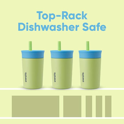 Owala Tumbler Kids Stainless Steel Water Bottle 12 oz Turtley Awesome | - Image 5
