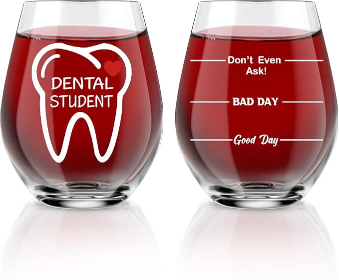 AGMDESIGN Funny Good Day Bad Day Don't Even Ask Dental Student Double-Sided by Unknown