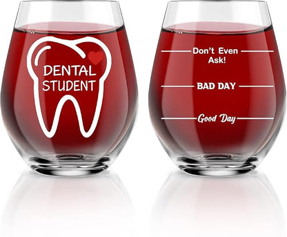 AGMDESIGN Funny Good Day Bad Day Don't Even Ask Dental Student Double-Sided by Unknown