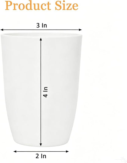 Wheat Straw Cups Set of 4, Drinking Cup Reusable Cups | 12 Oz Reusable Cup - Image 2
