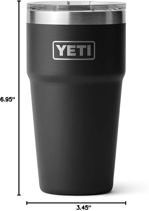 YETI Rambler 20 oz Stackable Tumbler, Stainless Steel, Vacuum Insulated - Image 9