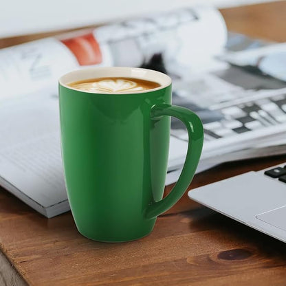 homEdge Porcelain Mug Set, 16 Ounces Cup - Image 2