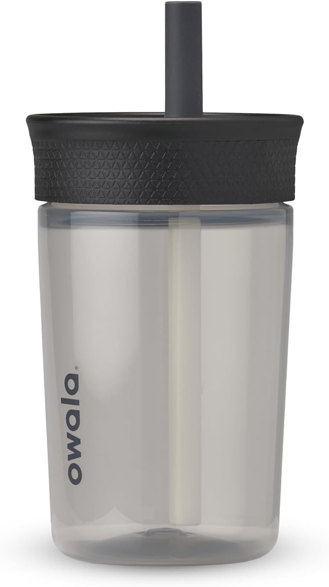 Owala Tumbler Kids Plastic Water Bottle 15 oz Skate Park | Spill-Resistant Lid by Unknown