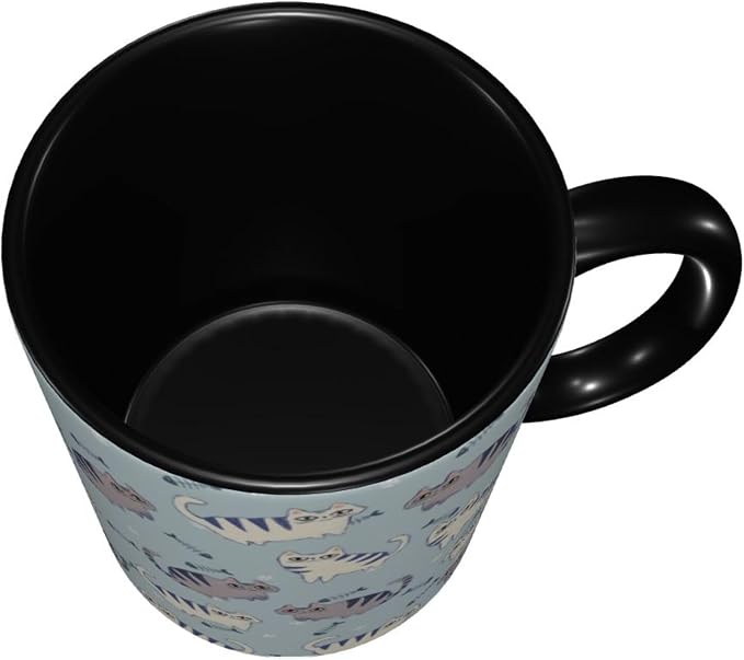 Yrebyou Cats Coffee Mug 11oz Ceramic Cup - Image 4