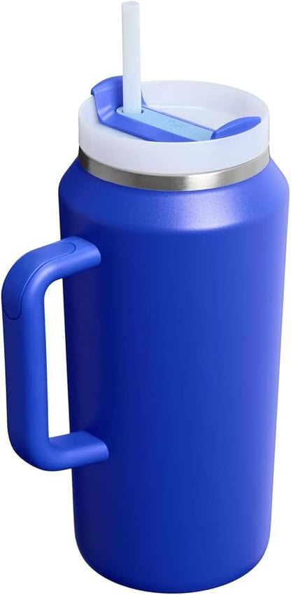 STANLEY Quencher H2.0 Flow State Tumbler, 64 oz, Cobalt | Handle and Straw | - Image 3