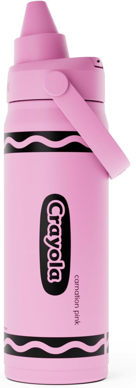 CamelBak Crayola Chug Stainless Steel Water Bottle 16oz, Carnation Pink | by Unknown