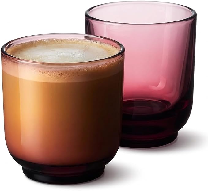 Fellow Pirch Cappuccino Cups 6.5 oz, Weighted Glass by Unknown