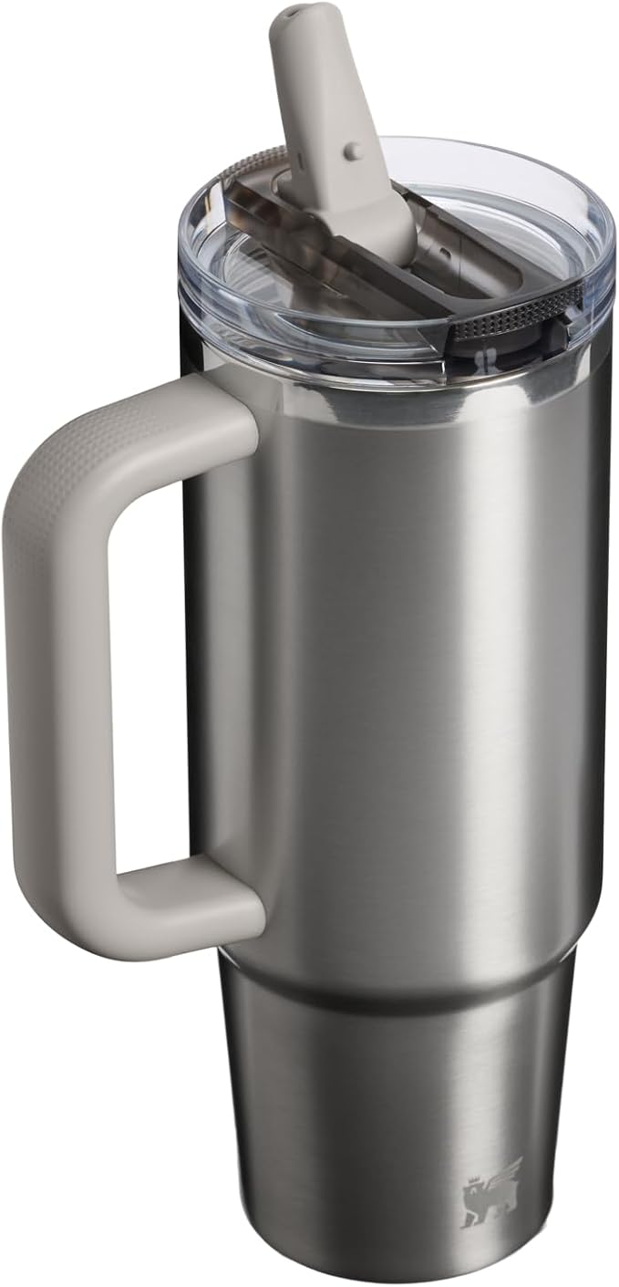 STANLEY Quencher ProTour Flipstraw Tumbler, 30 oz, Stainless Steel Ash | - Image 3