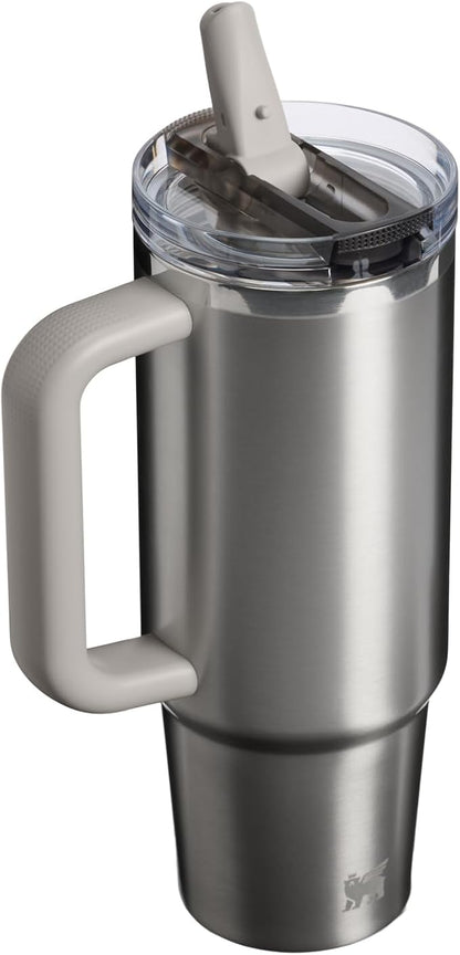 STANLEY Quencher ProTour Flipstraw Tumbler, 30 oz, Stainless Steel Ash | - Image 3