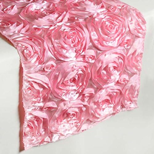 14"X108" Rosette Table Runners by TABLECLOTHSFACTORY
