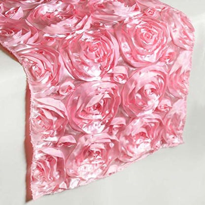 14"X108" Rosette Table Runners by TABLECLOTHSFACTORY