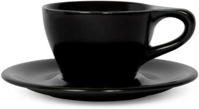 notNeutral Lino Porcelain Cup & Saucer Small Latte 8 oz by notNeutral