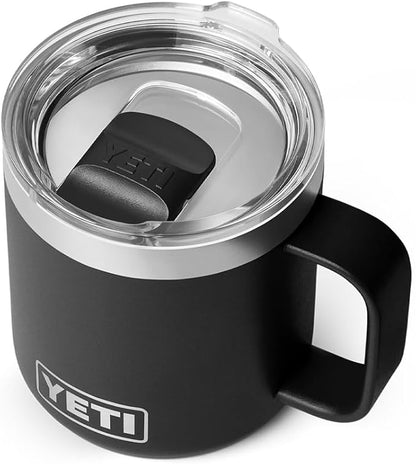 YETI Rambler 10 oz Ceramic Lined Stackable Mug, Vacuum Insulated, Stainless by YETI