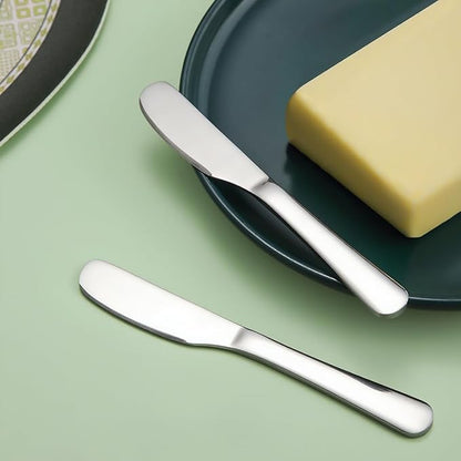 HOMQUEN Stainless Steel Butter Knife, Butter Spreader, Butter Knives, Butter - Image 8
