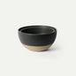 MORA Mega and Giant Bowls Set of 2, 5.5 and 3.5 Qt Ceramic Pottery Mixing Bowls - Microwave and Dishwasher Safe - Liquorice