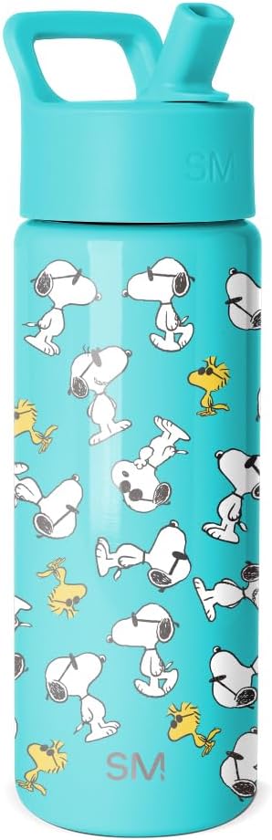 Simple Modern Peanuts Kids Water Bottle & Toddler Cup | 18oz | Insulated by Unknown