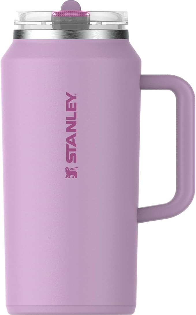 STANLEY Quencher ProTour Flipstraw Tumbler, 64 oz, Soft Orchid | Built-In Straw by Unknown