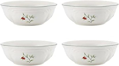 Pfaltzgraff Winterberry Set of 4 Soup Cereal Bowls, 12 Ounce by Pfaltzgraff