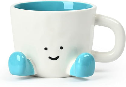 Coffee Mugs, Cute funny Mug For Women, 12.8oz/380ml Unique Ceramic Coffee Tea by EWCEFIE