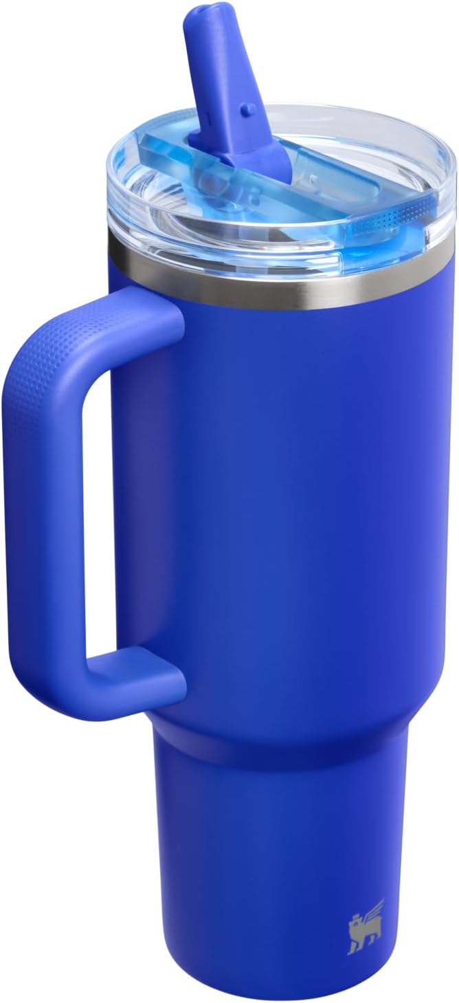 STANLEY Quencher ProTour Flipstraw Tumbler, 40 oz, Cobalt | Built-In Straw & - Image 3