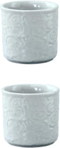 Ceramic Espresso Cups Set of 2-3oz Demitasse Cups by DicmracyCeramiccups