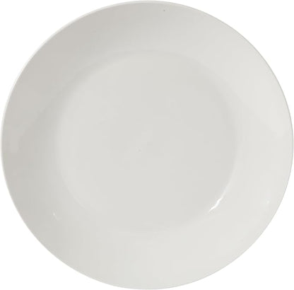 Gibson Home Summit View 17-Piece Porcelain Plates and Bowls Set W/Metal Rack - Image 4