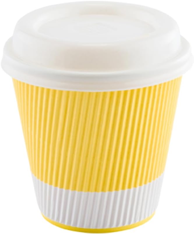 Restaurantware 8 Ounce Double Wall Disposable Coffee Cups, 500 Insulated Light - Image 7