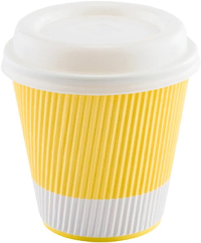 Restaurantware 8 Ounce Double Wall Disposable Coffee Cups, 500 Insulated Light - Image 7