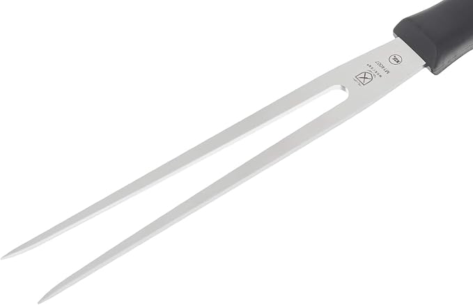 Mercer Culinary M14007 Millennia Black Handle, 7-Inch Straight, Cook's Fork - Image 3