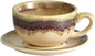 Coffeezone Vintage Design 12 oz Ceramic Latte Art Cappuccino Barista Cup by Coffeezone