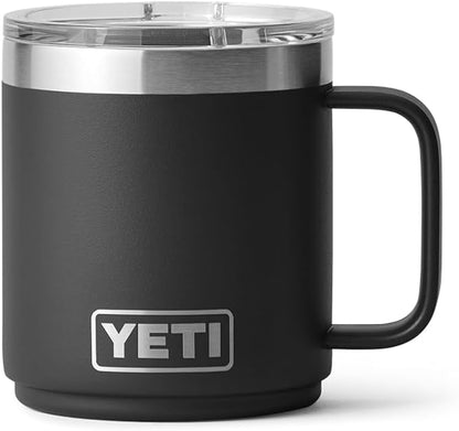 YETI Rambler 10 oz Ceramic Lined Stackable Mug, Vacuum Insulated, Stainless - Image 3