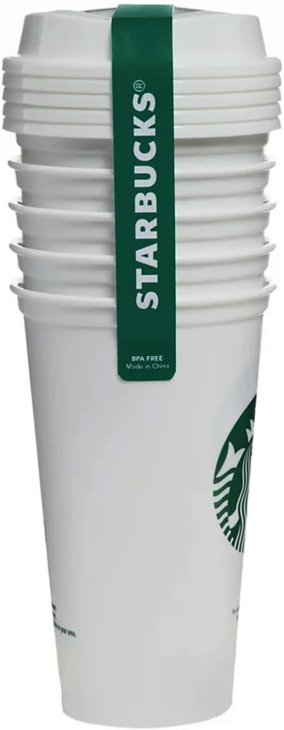 Starbucks Set of 5 16oz Reusable Hot Cups - Image 2