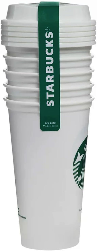 Starbucks Set of 5 16oz Reusable Hot Cups - Image 2