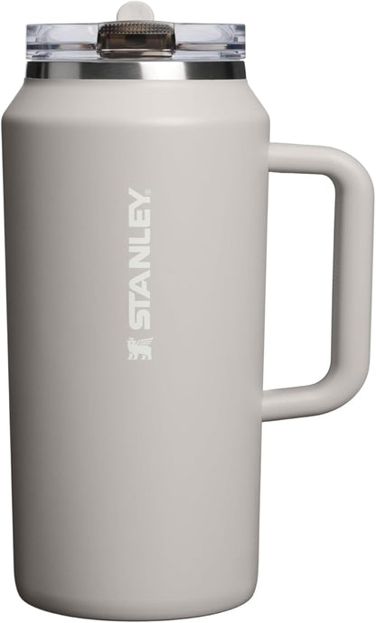 STANLEY Quencher ProTour Flipstraw Tumbler, 64 oz, Ash | Built-In Straw & by Unknown