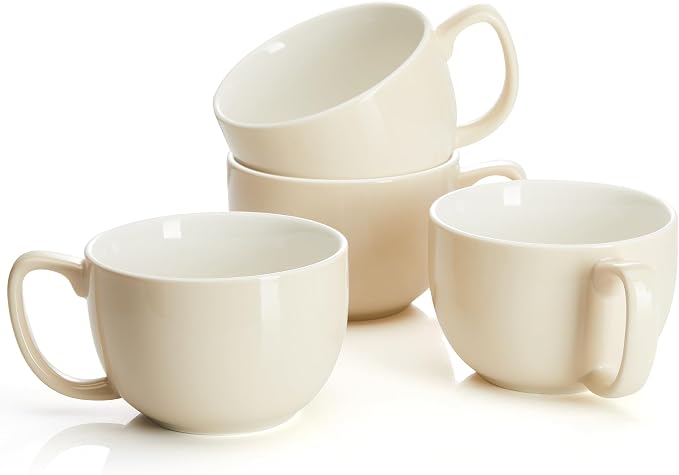 Teocera 16oz Large Coffee Mugs Set of 4 by Teocera