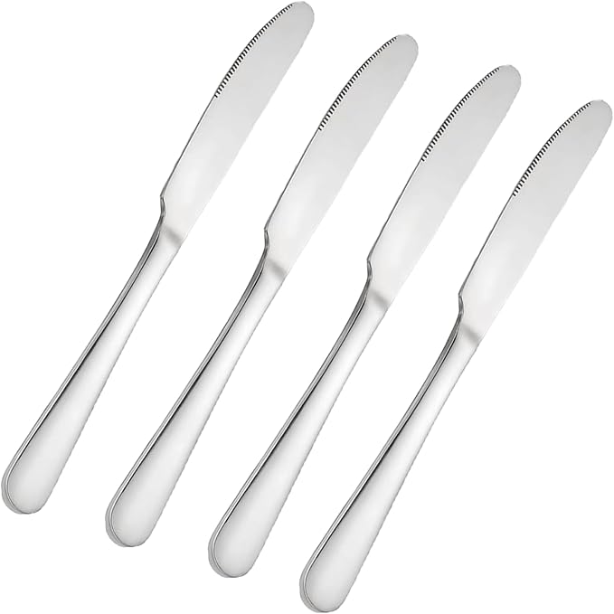 Stainless steel butter knife, dinner knife, suitable by Unknown