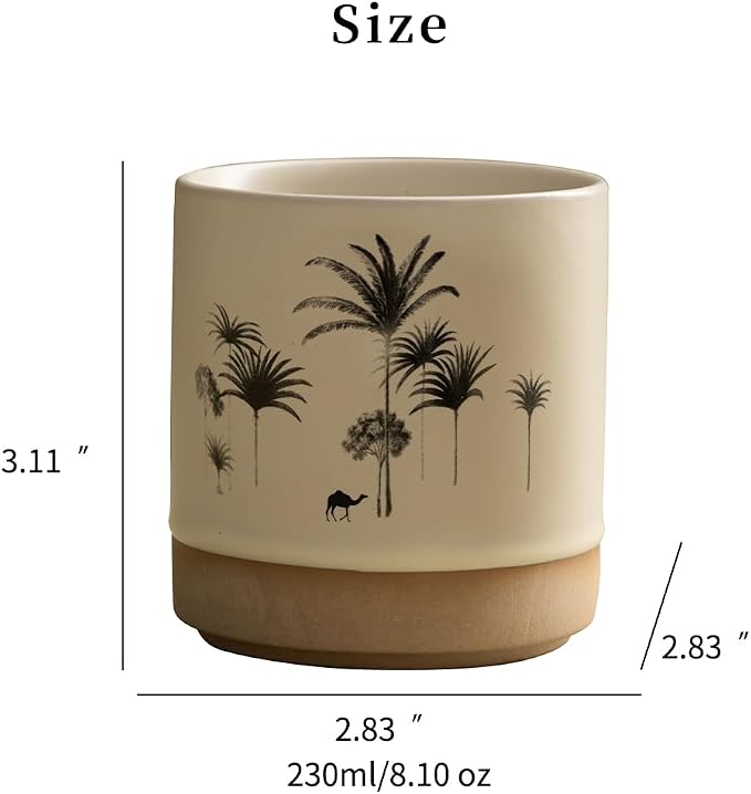 8oz Ceramic Mug Cups with DIY Canvas - Image 7