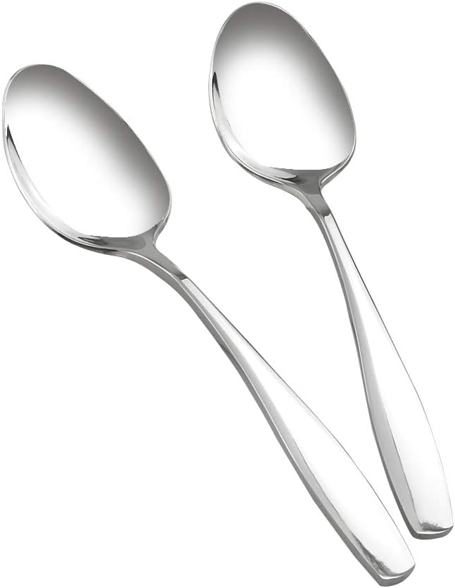 Ggbin 6 Pieces Stainless Steel Dinner Buffet Serving Spoons, 9.75 Inches by Ggbin