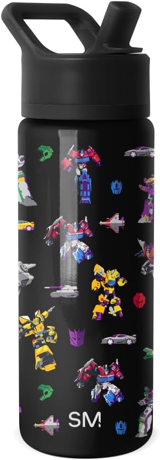 Simple Modern Transformers Kids Water Bottle & Toddler Cup | 18oz | Insulated by Unknown
