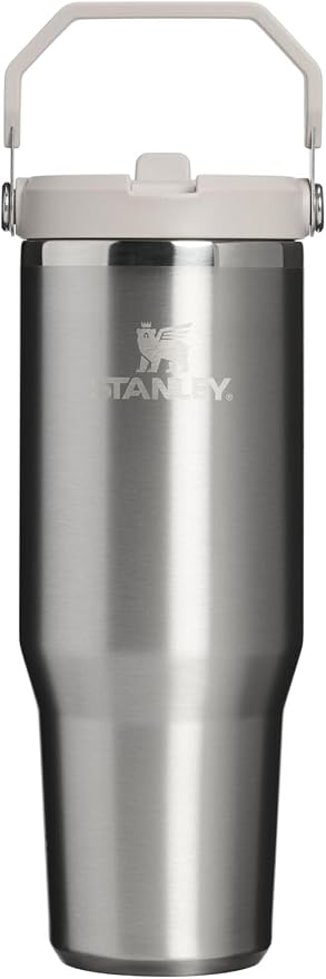 STANLEY IceFlow 2.0 Flip Straw Tumbler, 30 oz, Stainless Steel Ash | Easy Carry by Unknown